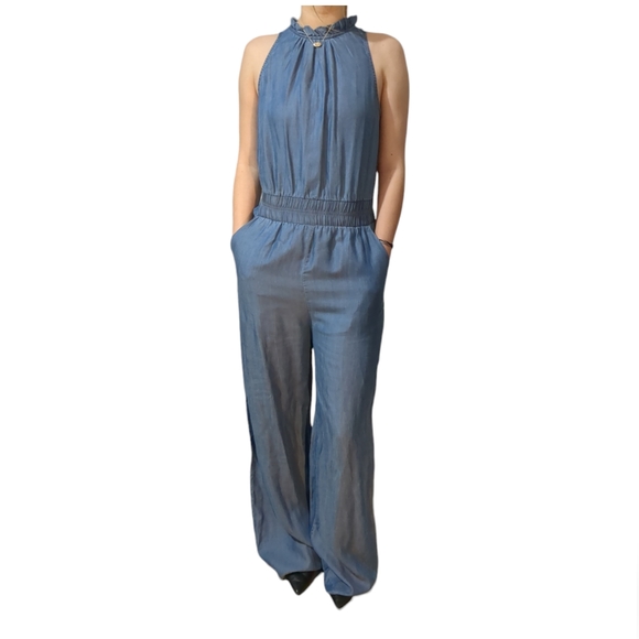 ee:some Pants - ee:some jumpsuit size S color blue jeans